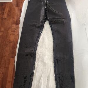 Express Black Sequin Pants